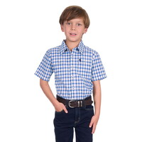 Thomas Cook Boys Chris S/S Shirt (T5S3142049) Blue/Tan [SD]