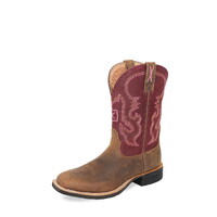 Twisted X Womens 11" Pink Tech X2 Western Boots (TCWXTR017) Brunette/Oxblood