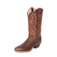 Twisted X Womens 12" Western Boots (TCWWT0035) Chocolate/Chocolate