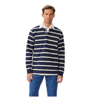 R.M.Williams Mens Brunswick Rugby (KR200RJ12) Navy/Sand