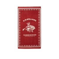 R.M.Williams Cloudbuster Towel (LSLCOCO03) Red Ochre