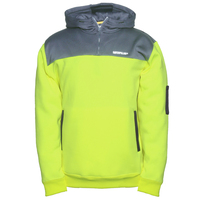CAT Mens Hi Vis Hoodie (1910070) Yellow/Grey