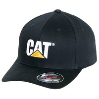 CAT Trademark Flex Fit Cap (W01700.016) Black 