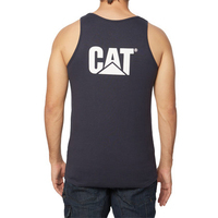 CAT Mens Trademark Singlet (1010013) Navy [GD]