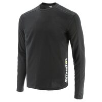 CAT Mens Coolmax L/S Tee (1510577.10158) Black [SD]
