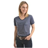 Wrangler Womens Selina S/S T-Shirt (XCP2570373) Denim Marle [SD]