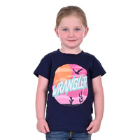 Wrangler Girls Avery S/S Tee (X3S5598766) Navy [SD]