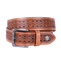 Wrangler Mens Quinn Belt (X3S1940BLT) Light Tan [SD]