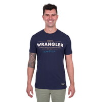 Wrangler Mens Albert S/S Tee (X5S1557390) Navy [SD]