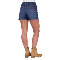 Wrangler Womens Samantha Hi Rise Shorts (X5S2354463) Vintage Indigo [SD]