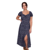 Wrangler Womens Beth S/S Dress (X5S2404451) Navy [SD]