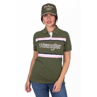 Wrangler Womens Hallie Polo (X5S2565410) Olive [SD]