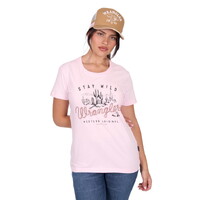 Wrangler Womens Tahlia S/S Tee (X5S2598418) Blush [SD]