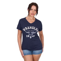 Wrangler Womens Reese S/S Tee (X5S2598429) Navy [SD]