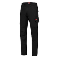 Hard Yakka Mens 3056 Stretch Canvas Cargo Pants (Y02880) Black