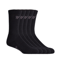 Hard Yakka Mens Crew Work Socks 5 Pack (Y20035) 
