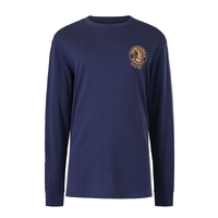 Hard Yakka Mens Heritage Icon L/S Tee (Y11489) Navy