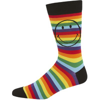Bamboozld Mens Smiley Proud Bamboo Socks (BBW22SMILEYPROUDR) Multi 7-11 [SD]