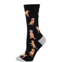 Bamboozld Socks Womens Labrador Bamboo Socks (BBS23LABRADORW) Black/Blue 2-8