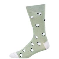 Bamboozld Socks Mens Black Sheep Bamboo Socks (BBW23BLKSHEEPR) Sage 7-11