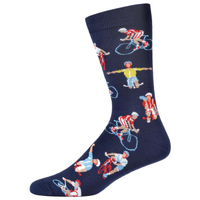 Bamboozld Socks Mens Tour Down Under Bamboo Socks (BBS25TOURUNDERR) Navy 7-11