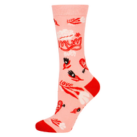 Bamboozld Socks Womens Best Mum Bamboo Socks (BBW24BESTMUMW) Pink 2-8