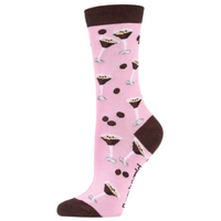 Bamboozld Socks Womens Espresso Martini Bamboo Socks (BBW25ESPRESSOW) Pink 2-8