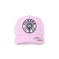 Ritemate Unisex Pilbara Established Trucker Cap (RMTC001) Pink/White OSFM