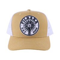 Ritemate Unisex Pilbara Established Trucker Cap (RMTC001) Whiskey/White OSFM