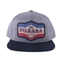 Ritemate Unisex Pilbara Oil Can Cap (RMTC005) Charcoal/Black Peak OSFM