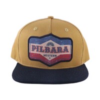 Ritemate Unisex Pilbara Oil Can Cap (RMTC005) Whiskey/Black Peak OSFM