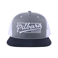 Ritemate Unisex Pilbara Game Day Trucker Cap (RMTC004) Charcoal/White OSFM