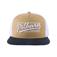 Ritemate Unisex Pilbara Game Day Trucker Cap (RMTC004) Whiskey/White OSFM