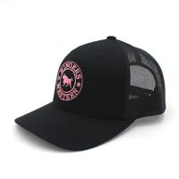 Ringers Western Signature Bull Trucker Cap (171120006) Black & Pink Patch