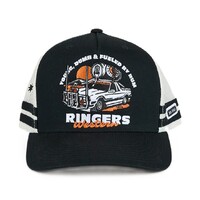 Ringers Western Unisex Rum Runner Trucker Cap (724015RW) Black OSFM [SD]