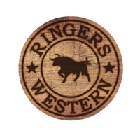 Ringers Western RW Logo Sticker (172124006) Wood