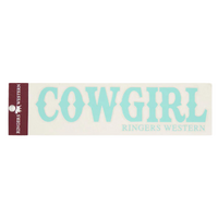 Ringers Western Cowgirl Die Cut Sticker (722109RW) Mint