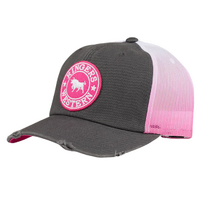 Ringers Western Quinn Trucker Cap (723150RW) Grey/Candy OSFM