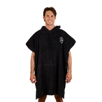 Ringers Western Adults Logo Hooded Towel (425002RW) Black