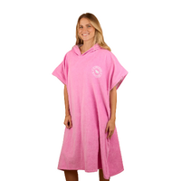 Ringers Western Adults Logo Hooded Towel (425002RW) Pink