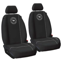 Ringers Western Premium Canvas Seat Covers-Pair (CVRW-BLK30) Black 30