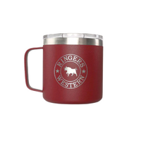 Ringers Western Brew Mug Powder Coated Insulated Tumbler (419237006) Maroon