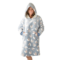 Thomas Cook Snuggle Hoodie (TCP2963SNU) Grey/Blue OSFM