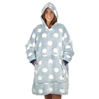 Thomas Cook Adults Sheep Snuggle Hoodie (TCP2964SNU) Grey/Blue One Size [SD]