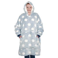 Thomas Cook Childrens Sheep Snuggle Hoodie (TCP7964SNU) Grey/Blue One Size [SD]