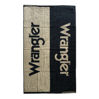 Wrangler Logo Towel (XCP1916TWL) Black/Tan [GD]