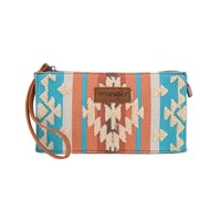 Wrangler Cilia Aztec Wristlet Purse (X5S2944WLT) Tan [SD]